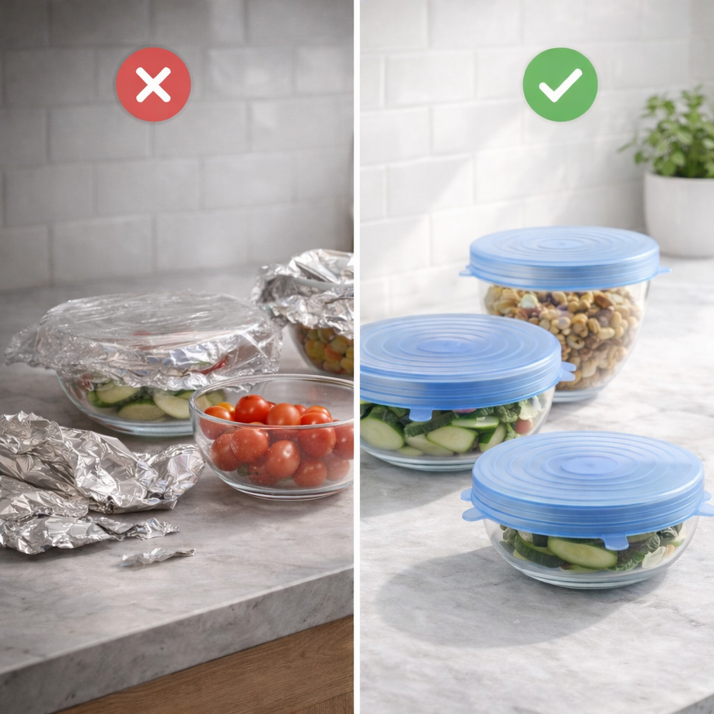 Pack SIMPLIVA – Couvercles Réutilisables (6 pièces)