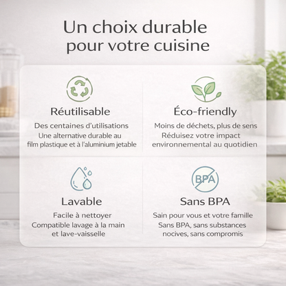Pack SIMPLIVA – Couvercles Réutilisables (6 pièces)